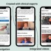 Screenshots from the Trimester 2: Embracing the Middle Stage course - created with clinical experts.